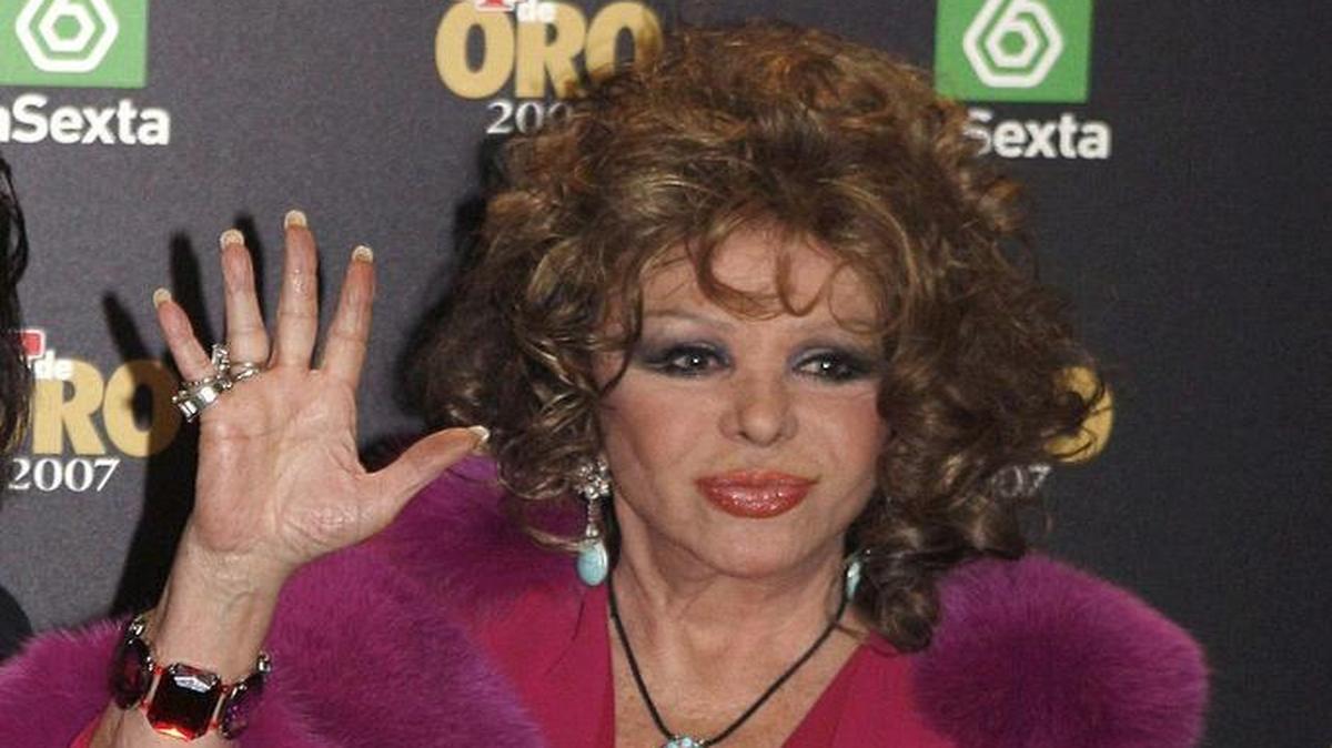 
Fotografía de archivo, tomada el 13/2/2008, de la actriz y cantante Marujita Díaz, de 83 años, que ha fallecido el martes en Madrid.
