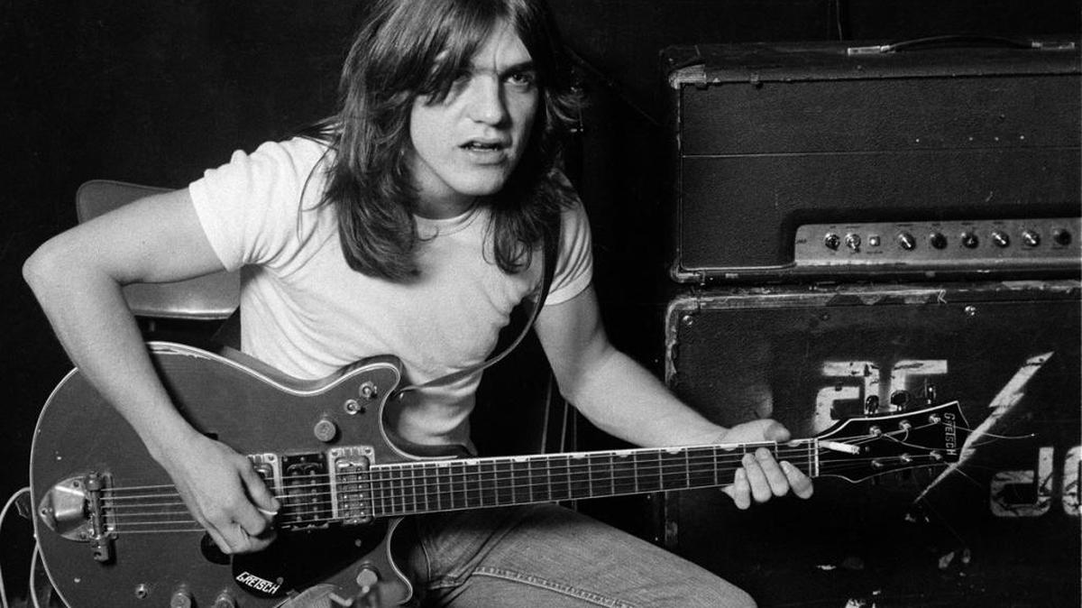 El guitarrista Malcolm Young, de la banda australiana AC/DC