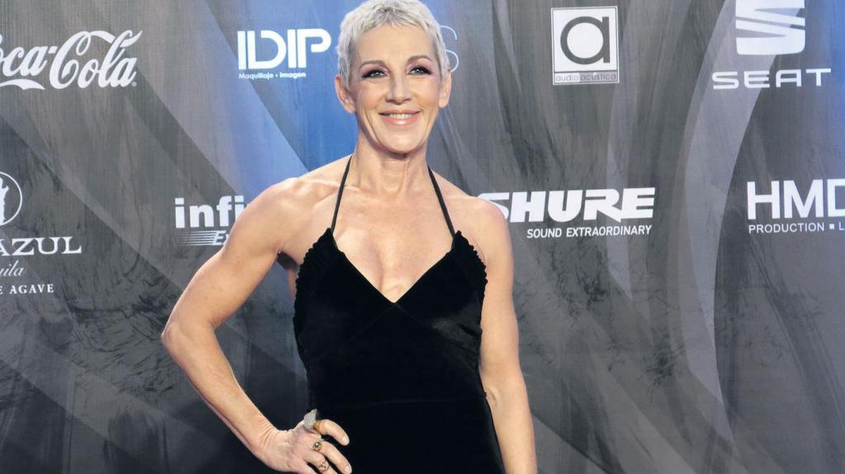 La cantante española Ana Torroja en los premios Lunas del Auditorio en Ciudad de México, octubre de 2019.
