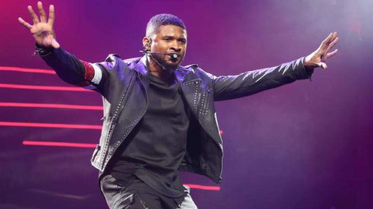 
Usher en su ‘UR Experience Tour 2014’ en Wells Fargo Center, en Filadelfia. 
