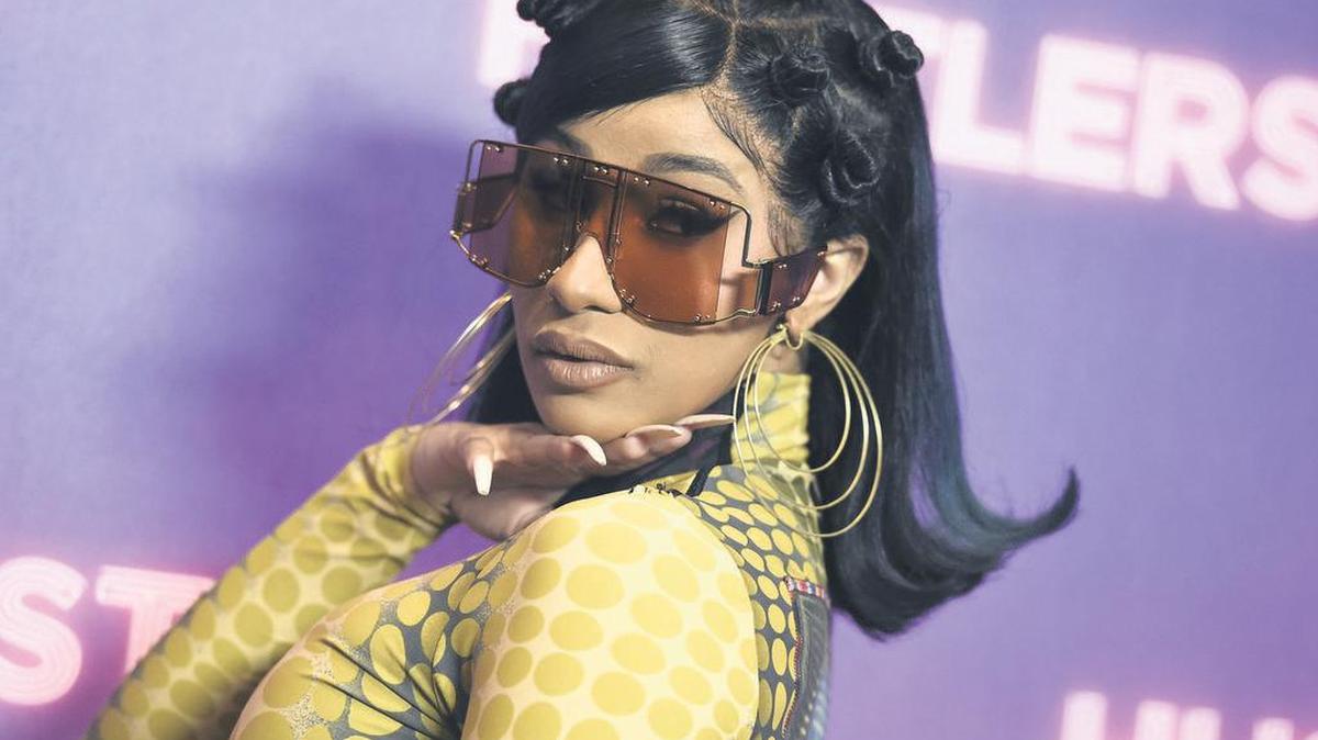 Cardi B arrives at a photo call for “Hustlers” at The Four Seasons on Sunday, Aug. 25, 2019 in Beverly Hills, Calif.