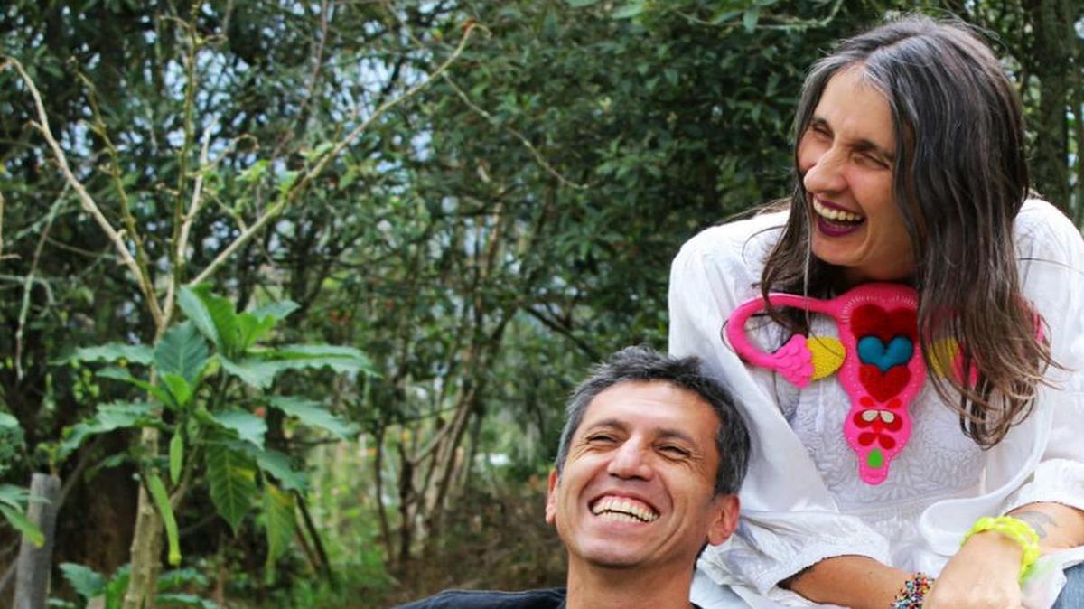 Andrea Echeverry y Héctor Buitriago, el dúo colombiano Aterciopelados.