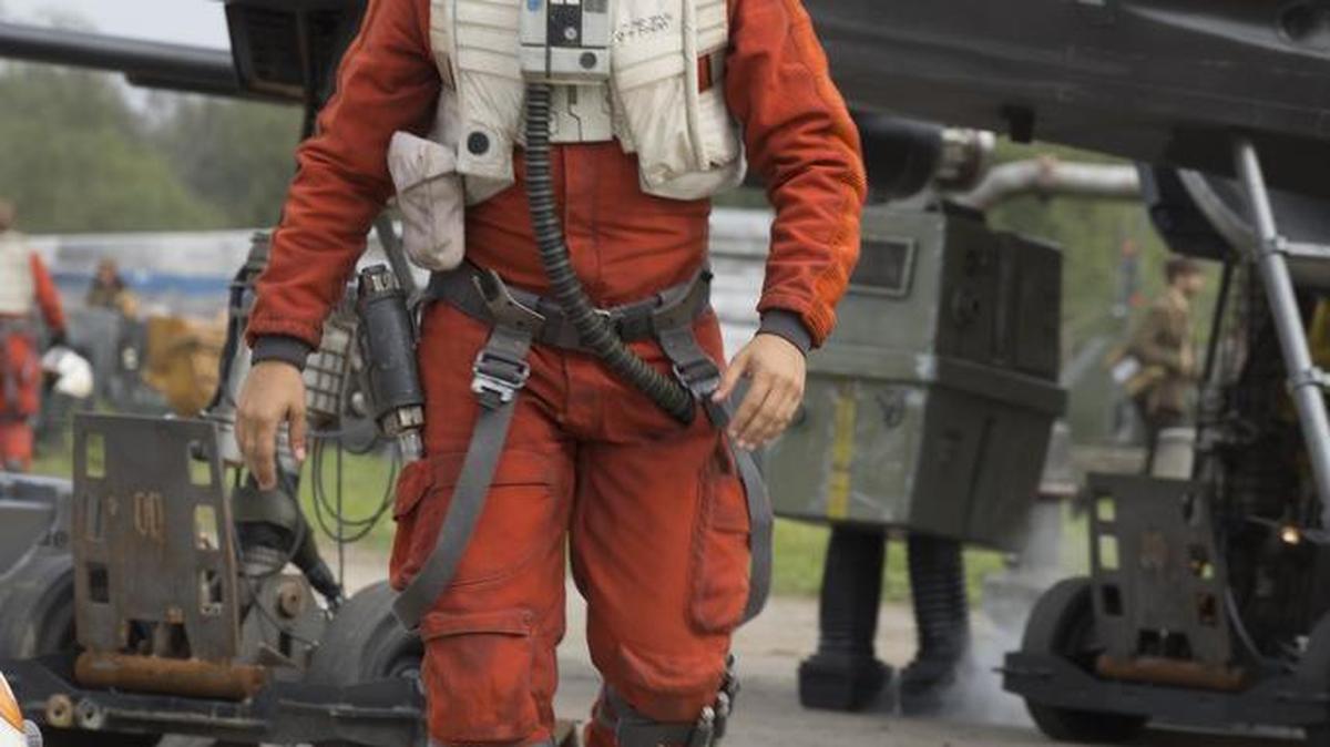 Oscar Isaac interpreta a un piloto de combate en ‘The Force Awakens.’
