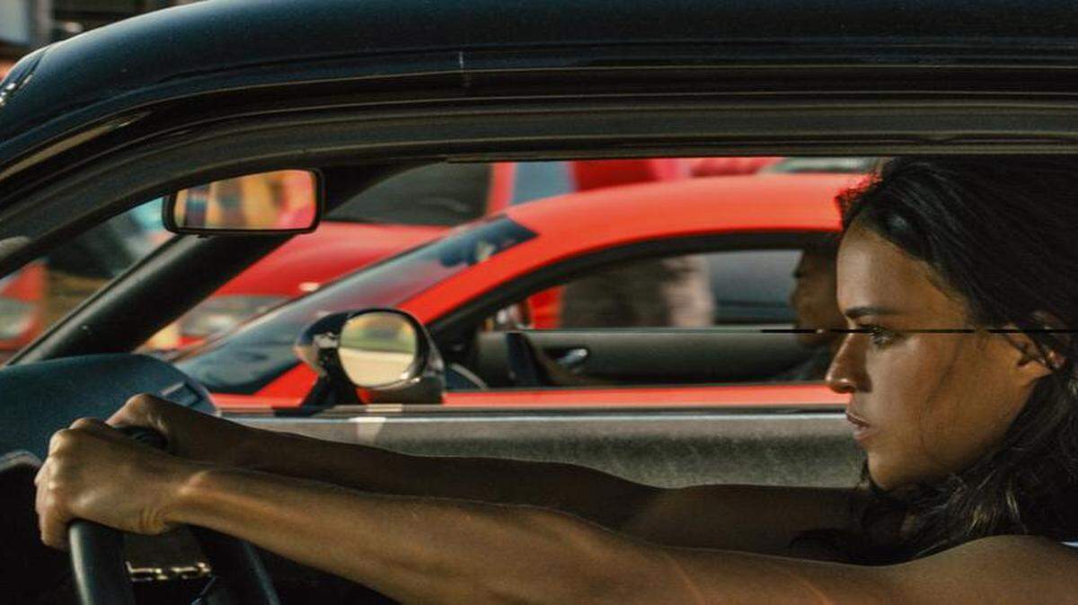 
Michelle Rodríguez en ‘Furious 7’, dirigida por James Wan.
