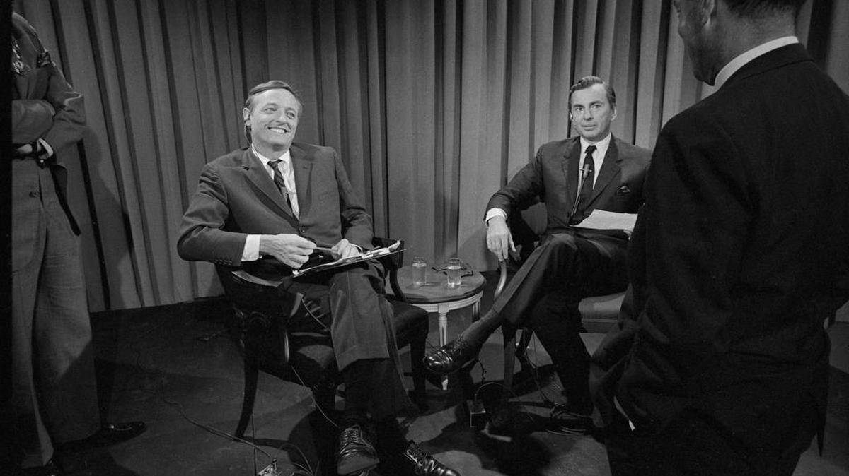 
William F. Buckley Jr. y Gore Vidal en el documental ‘Best of Enemies’, dirigido por Robert Gordon y Morgan Neville.
