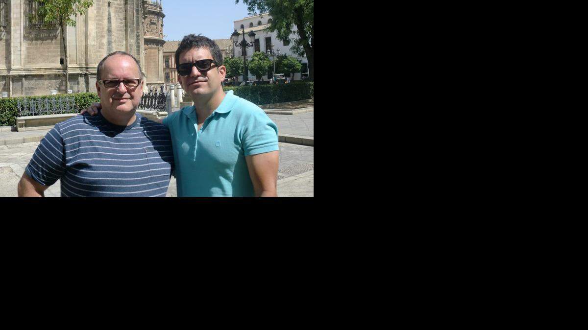 
JuanMa Villar y Pavel Giraud, codirectores del documental ‘Playing Lecuona’, que se presenta en el Festival Internacional de cine de Miami.
