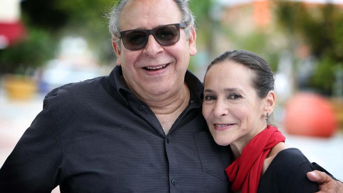 Orlando Rojas y Rosario Suárez en el Festival de Cine de Miami, en marzo de 2016, durante el estreno del documental.
