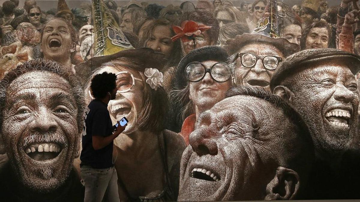 Inauguración de la feria Art Miami, el 5 de diciembre, en su nueva sede frente a la Bahía de Biscayne.
