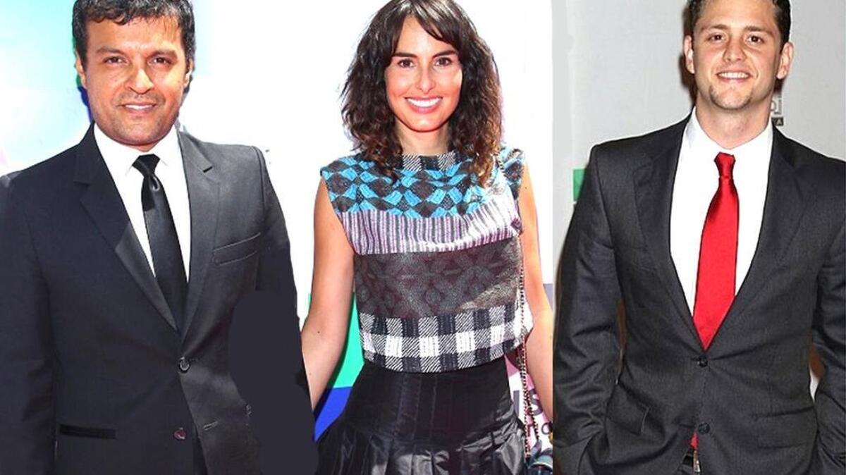Julián Román, Ana Serradilla y Christopher Uckermann.