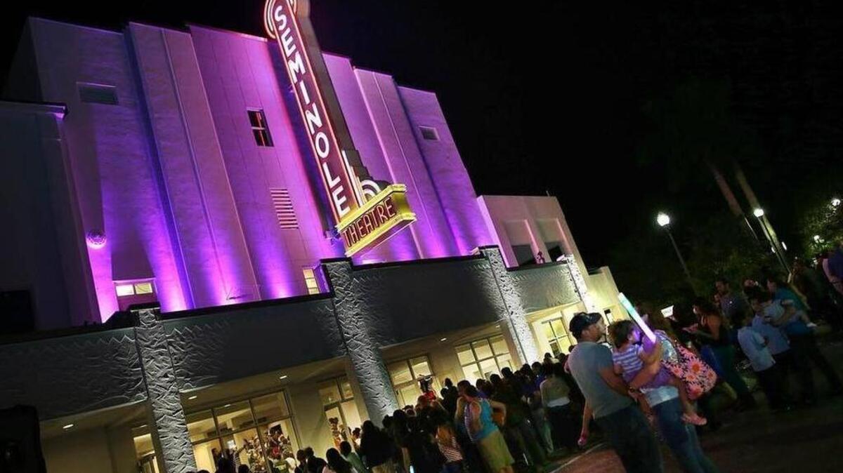El nuevo y renovado Seminole Theater, localizado en el Downtown de Homestead.