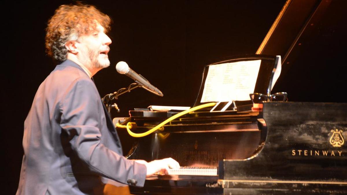 Fito Paez durante el show del sábado pasado en el Fillmore de Miami Beach.