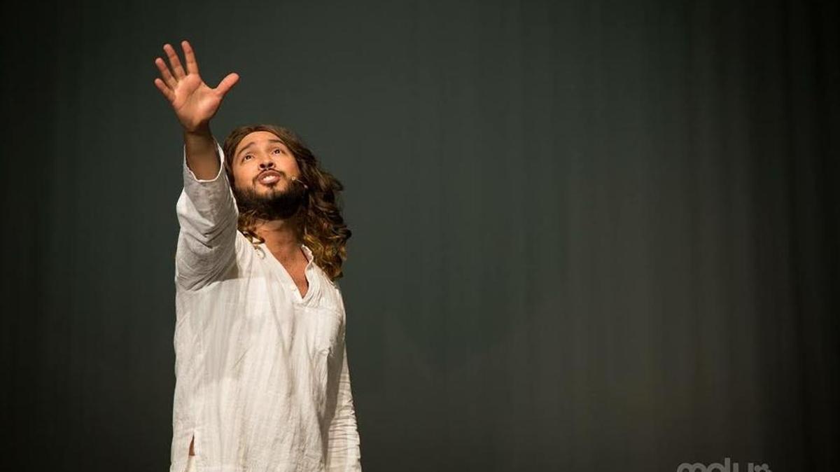 El actor colombiano Andrés Otero protagoniza el musical ‘Jesucristo’.