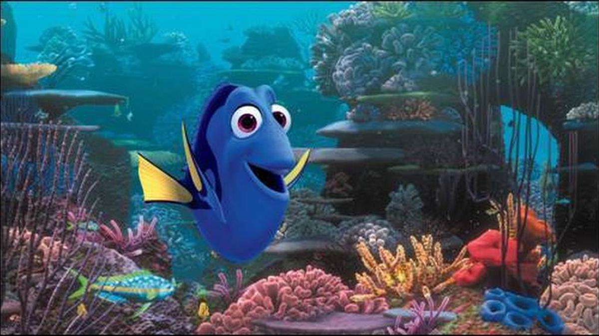 Una escena de la película ‘Finding Dory’
