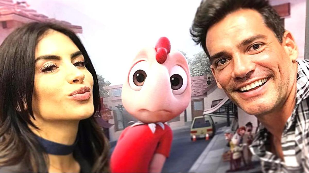 Jéssica Cediél, Condorito y Cristián de la Fuente.