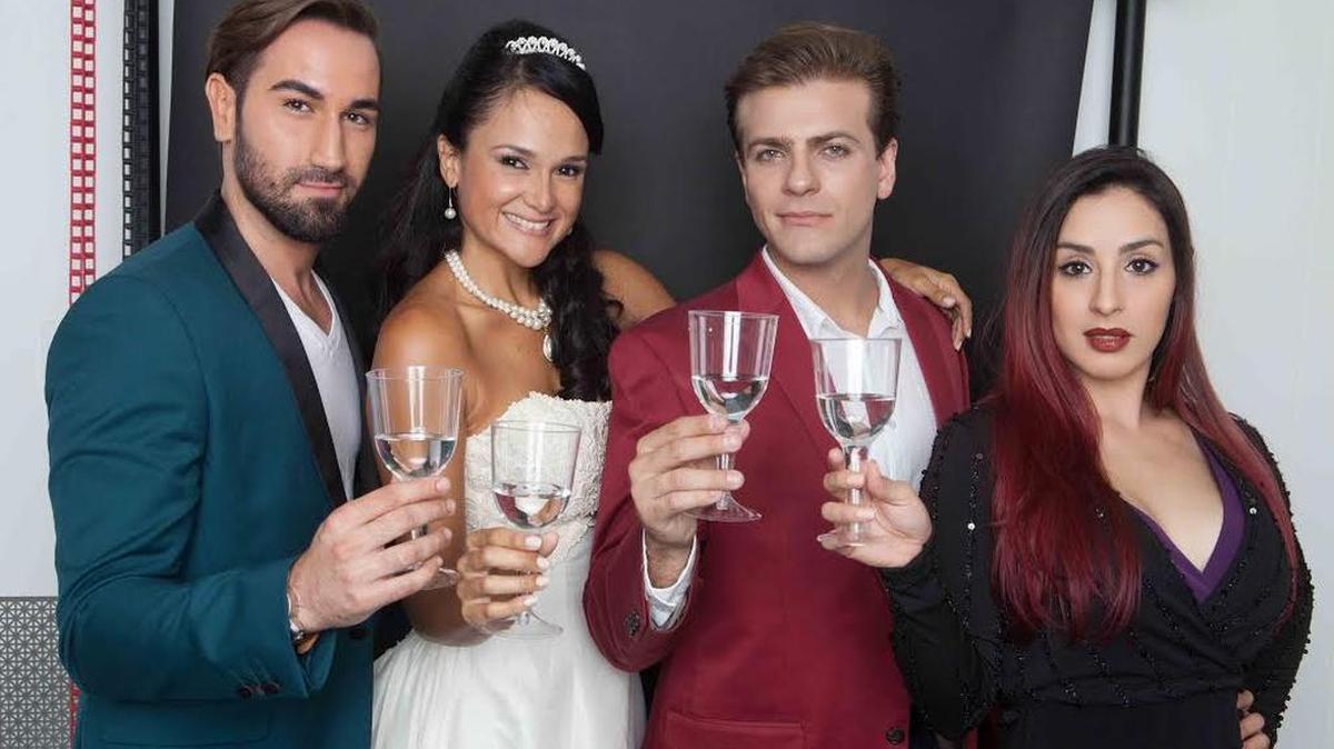 
De izq. a der.: Damián Pastrana, Jessica Cerezo, Pablo Azar y Giovanna del Portillo.

