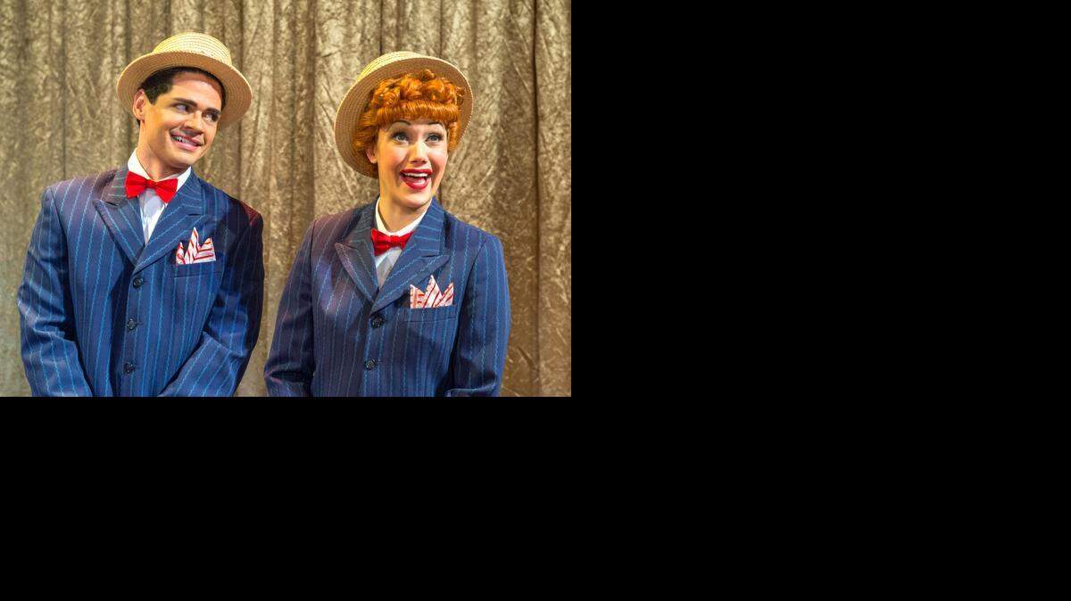 
Euriamis Losada (Ricky Ricardo) y Thea Brooks (Lucy Ricardo), en ‘I Love Lucy on Stage’, que se presenta en el Adrienne Arsht Center. 
