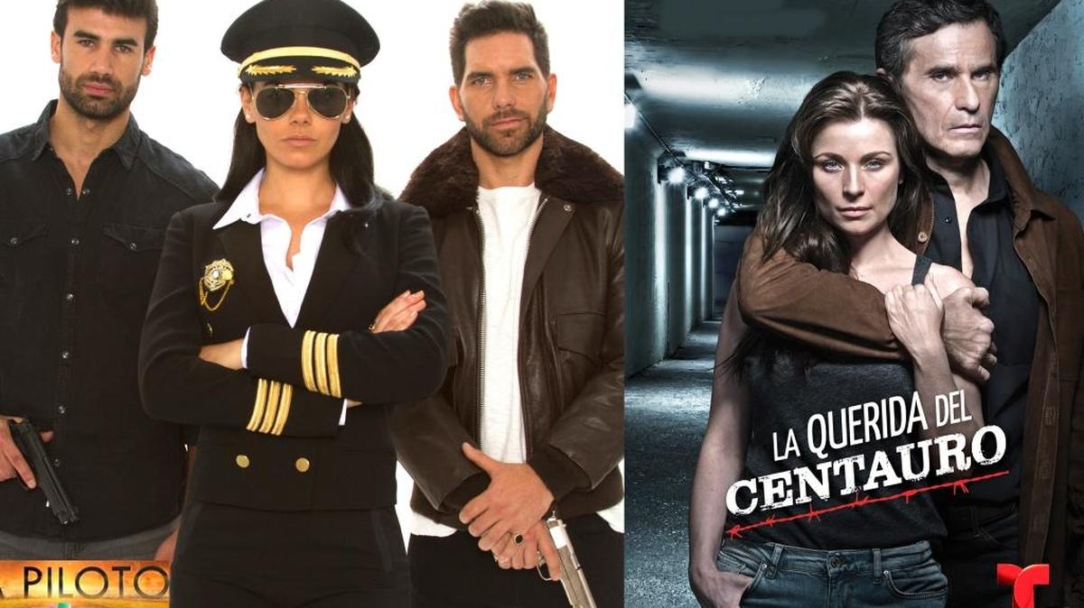 José Eduardo Calucho, Livia Brito y Arap Bethke, protagonistas de ‘La Piloto’, en Univisión. Ludwika Paleta y Humberto Zurita, estrellas de ‘La querida del Centauro’, en Telemundo.