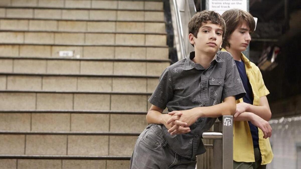 Theo Taplitz y Michael Barbieri en una escena de ‘Little Men’ (2016).