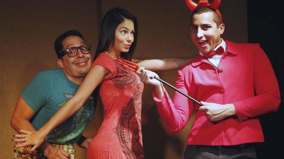 José Luis Useche, Juliet Lima y Adrián J. Matos integran el elenco de la comedia ‘Ni tan tonto ni tan diablo’.