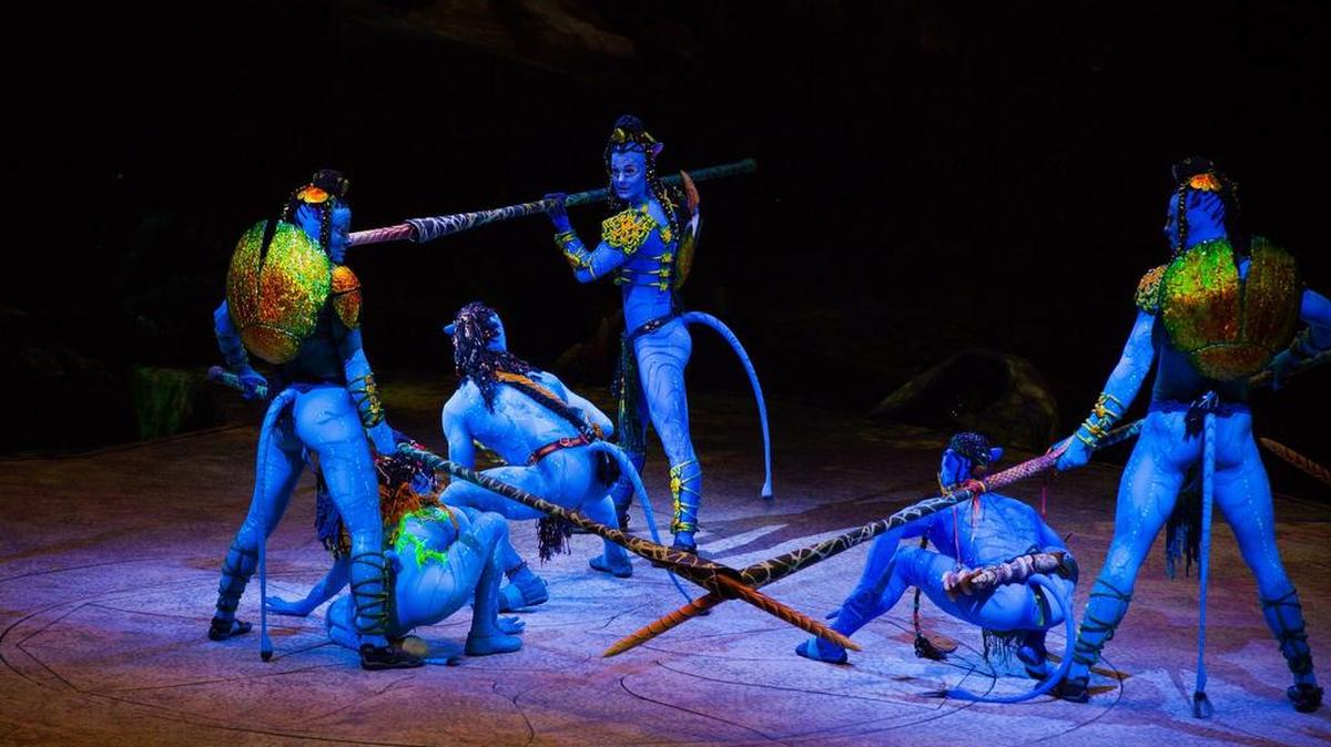 Cirque du Soleil con ‘Toruk, the First Flight’, inspirado en la película ‘Avatar’.
