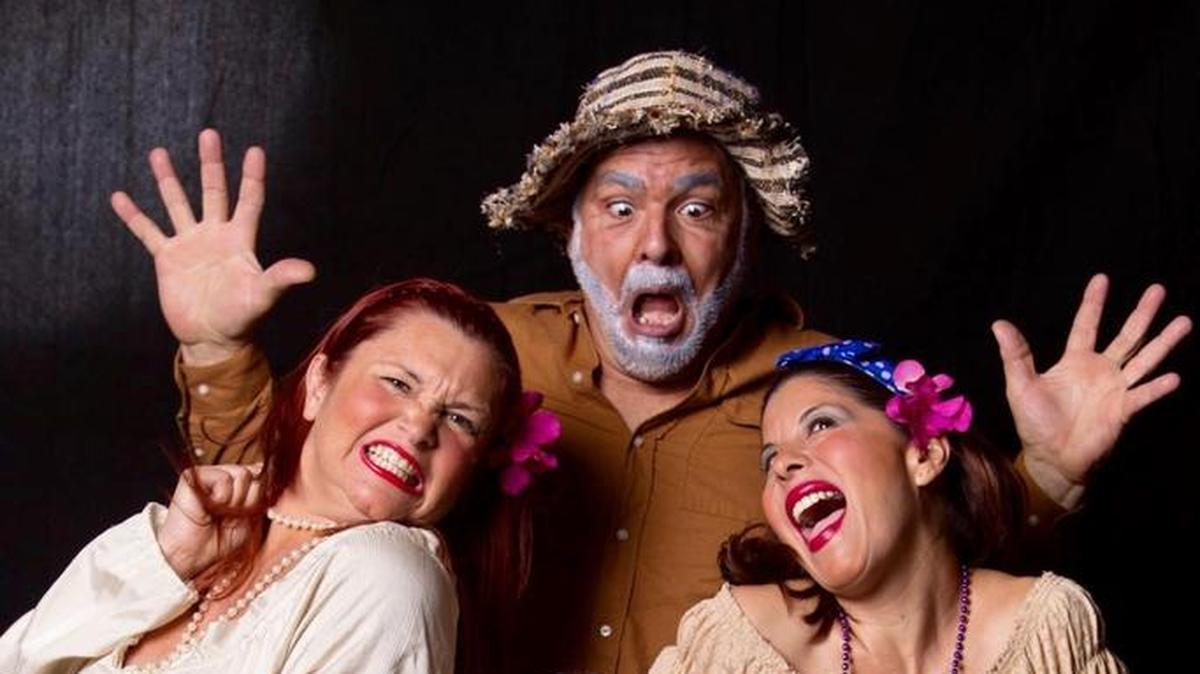 Desde la izq.: Noris Joffre, Carlos Fontané, Damaris Ríos y José Brocco, en ‘Juan el bobo se quiere casar’.