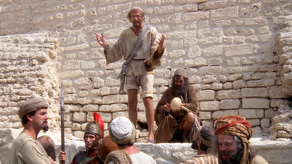 Fotograma de ‘Life of Brian’ (1979), comedia escrita e interpretada por los humoristas británicos Monty Python.