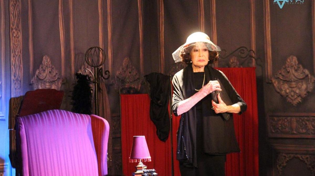 En la tragicomedia ‘¿Qué pasó con Bette Davis?’, Gladys Cáceres interpreta el papel de la estrella del cine norteamericano.