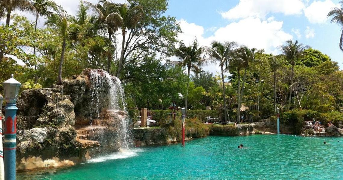 Venetian Pool is a cool place to swim in Coral Gables.