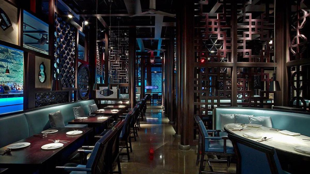 El restaurante Hakkasan, ubicado en el Hotel Fontainebleau, en Miami Beach.