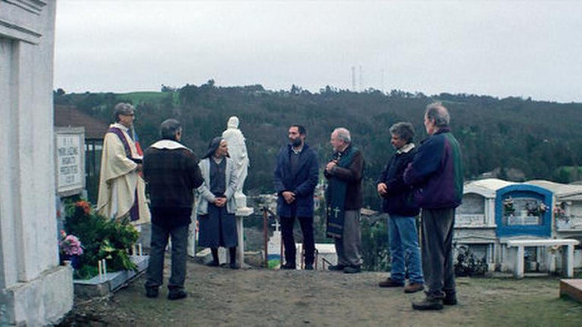 Una escena de la película chilena The Club’.