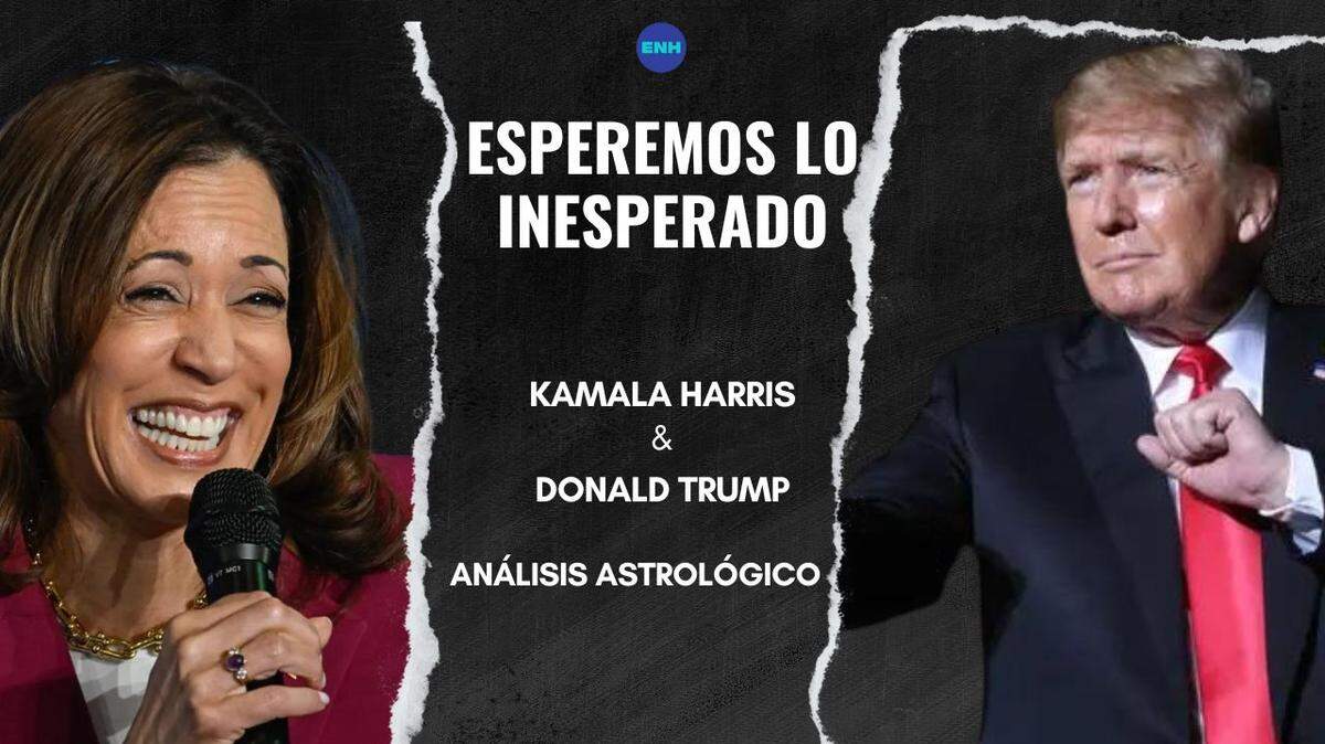 La nueva contienda presidencial entre Kamala Harris y Donald Trump genera emoción y los astros ofrecen una ventana al posible resultado final. 