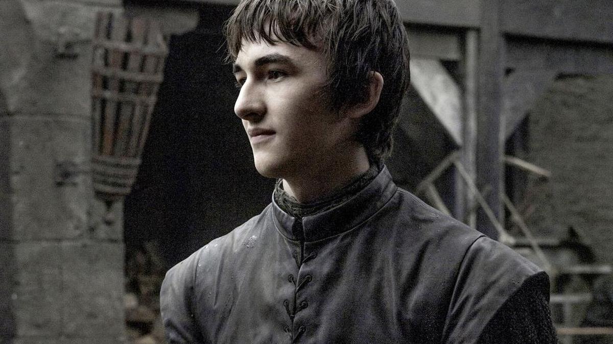 El joven Isaac Hempstead Wright (Bran), de 17 años, vuelve a la serie tras su ausencia la pasada temporada.