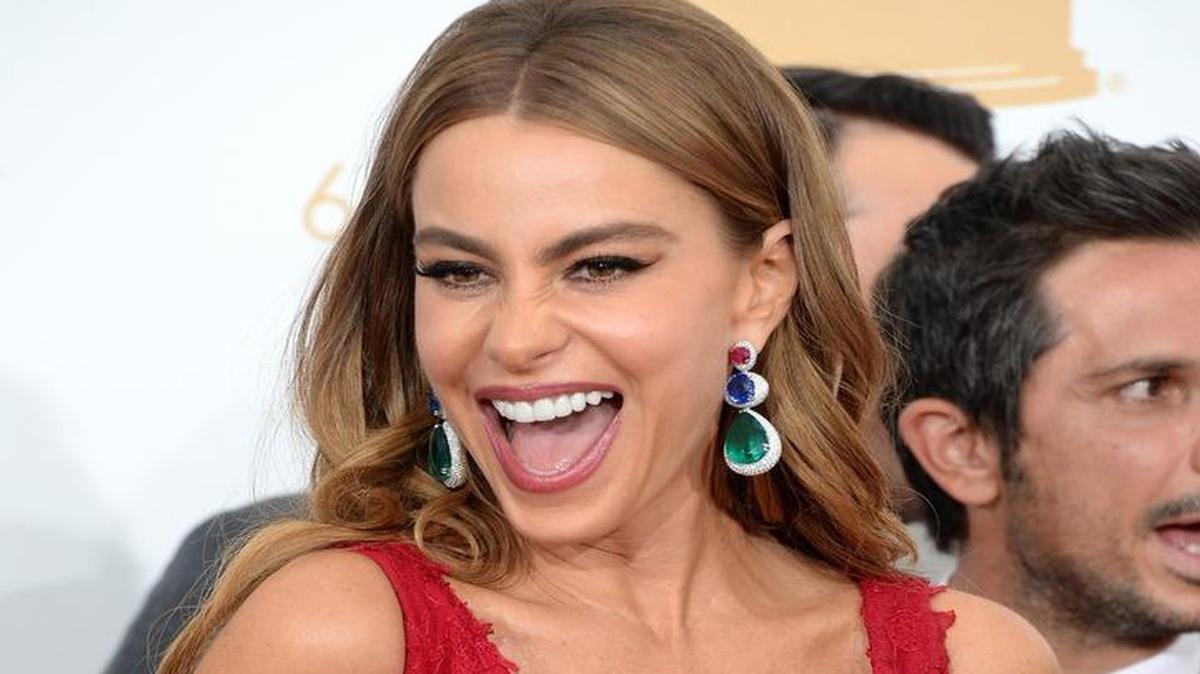 La actriz Sofía Vergara, durante la entrega de los Premios Emmy el 22 de septiembre de 2013.