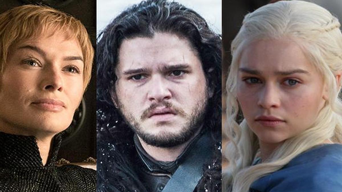 Los personajes principales de la serie de televisión “Game of Thrones”.