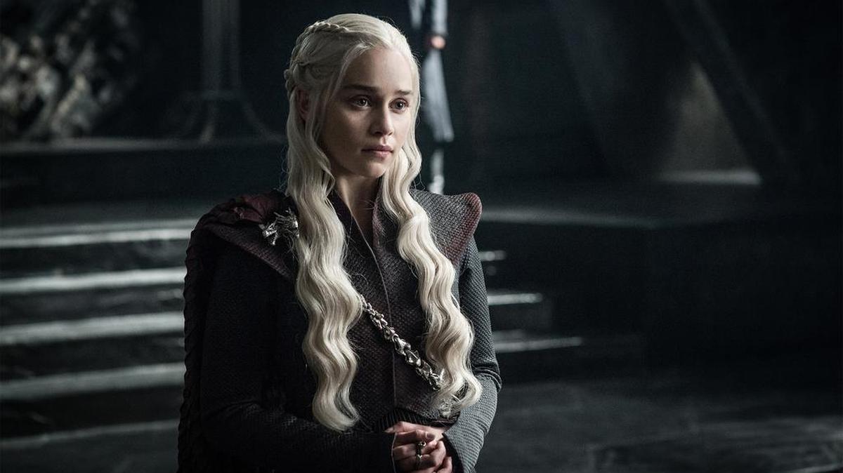 Emilia Clarke en una escena de la temporada siete de “Game of Thrones”.