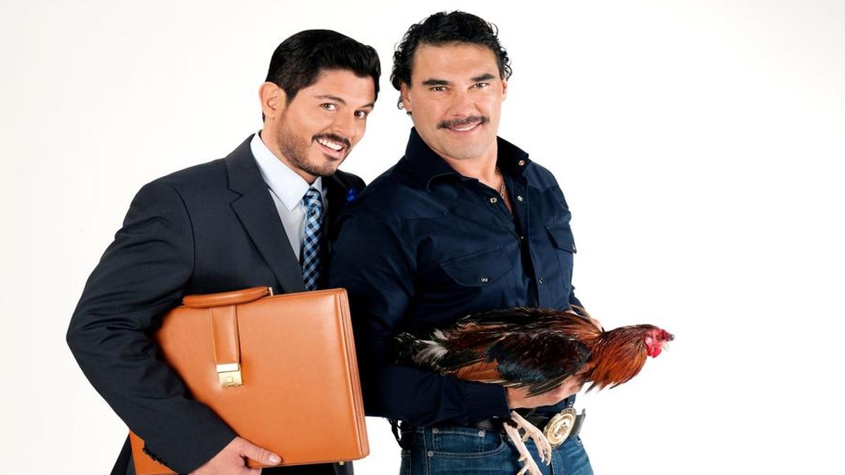 
ERNESTO LAGUARDIA Y EDUARDO YÁÑEZ, ANTAGONISTA Y PROTAGONISTA DE ‘AMORES CON TRAMPA’, UNIVISIÓN, 8 P.M.
