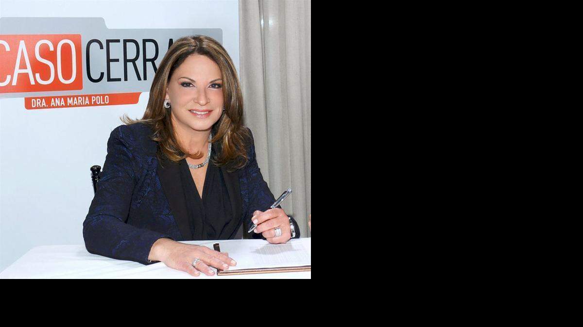 
La Doctora Ana María Polo, figura central de ‘Caso Cerrado’, renovó su contrato con la cadena Telemundo.

