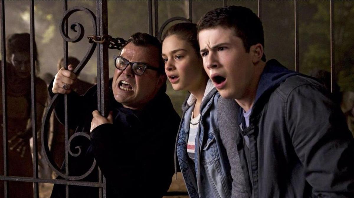 Una escena de ‘Goosebumps’.