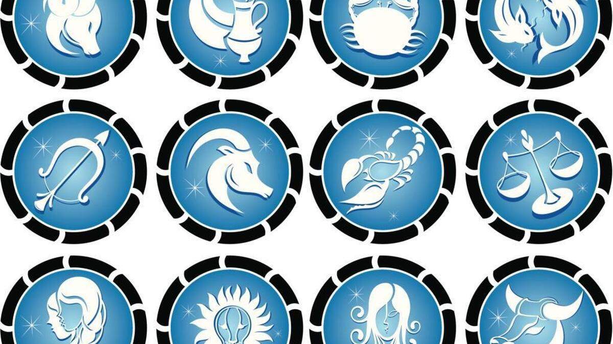 Set of Zodiac symbols