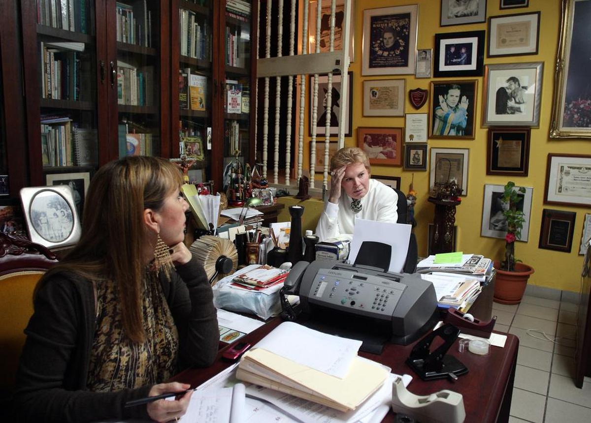 Walter Mercado en su casa en Puerto Rico, el 14 de enero de 2009.