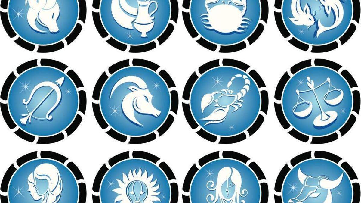 Set of Zodiac symbols