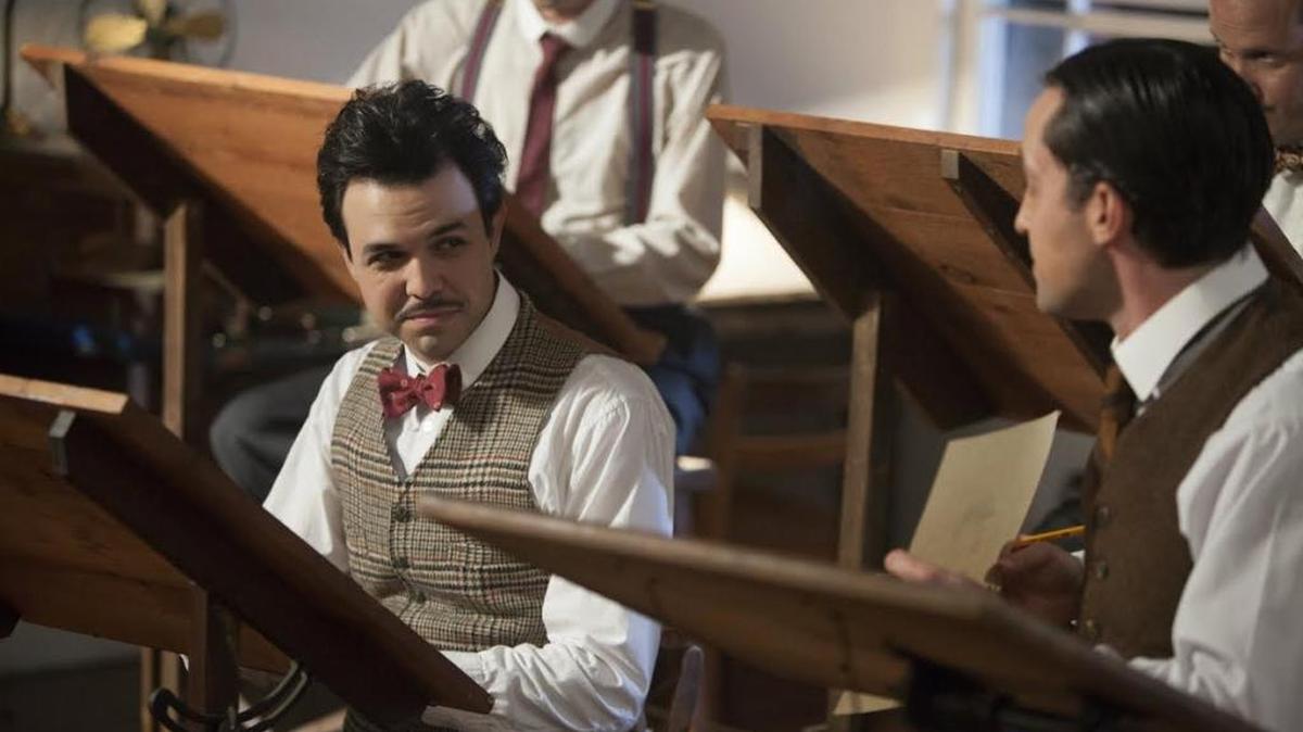 
Armando Gutiérrez Jr. y Thomas Ian Nicholas en ‘Walt Before Mickey’, dirigida por Khoa Le.
