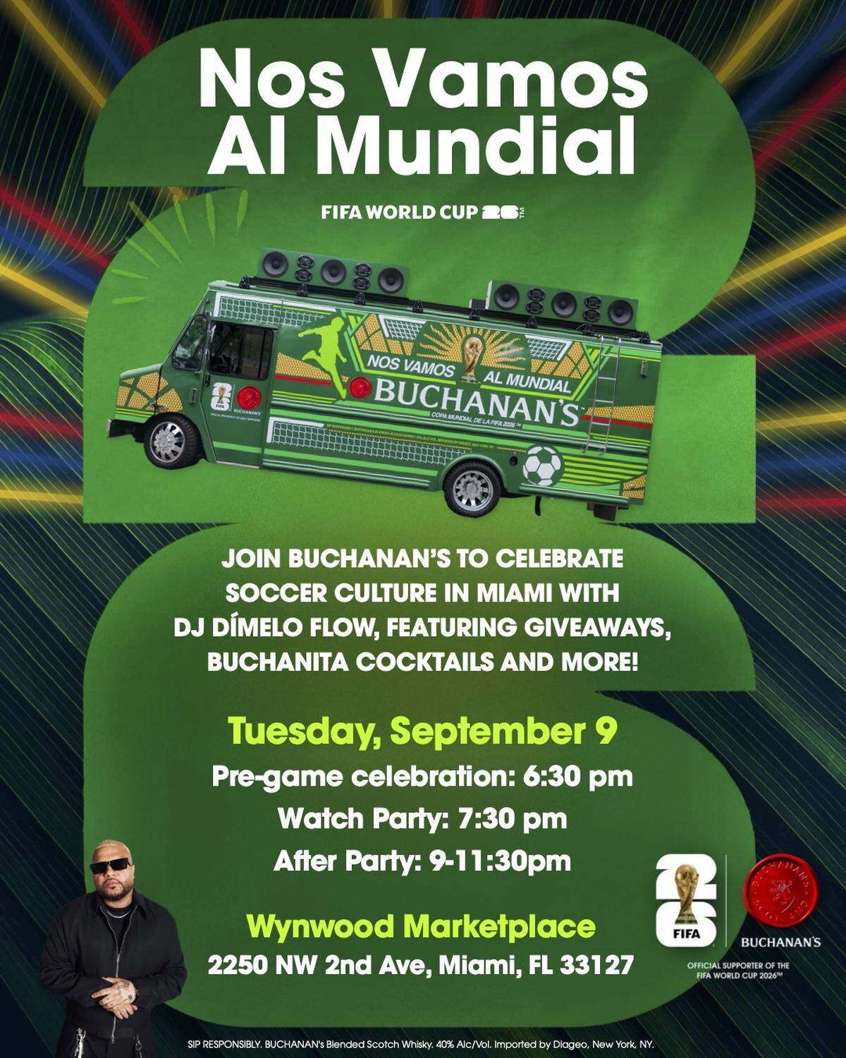 Evento FIFA y Buchanans