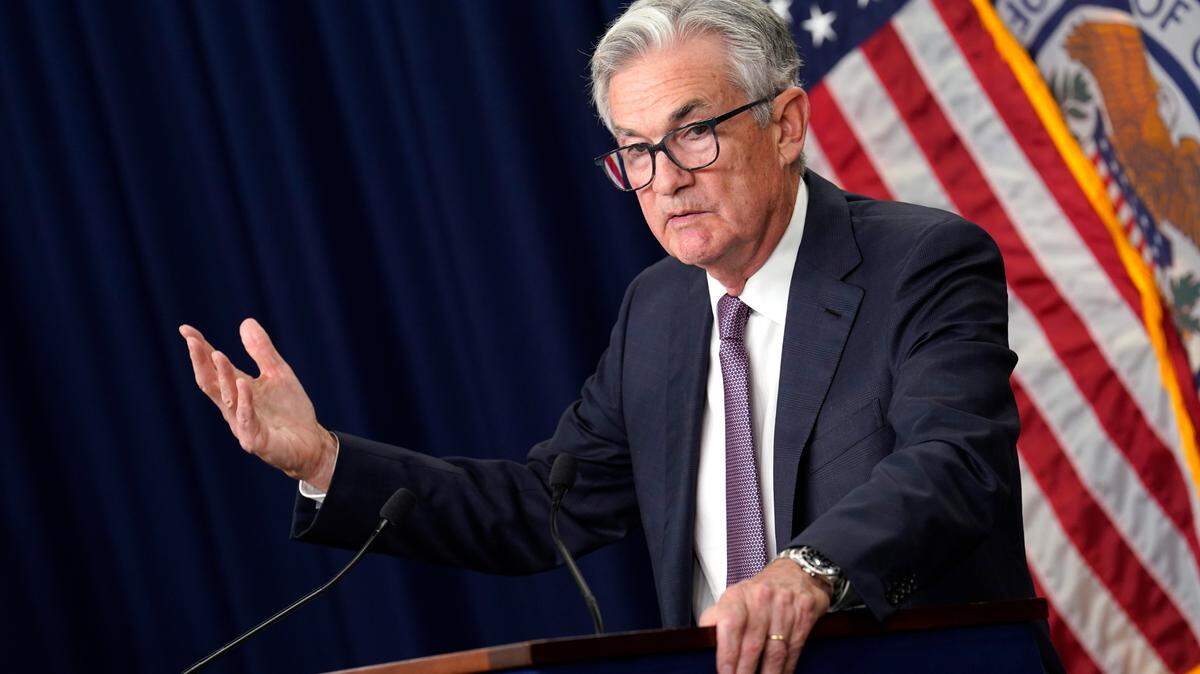 El presidente de la Reserva Federal, Jerome Powell, habla en una conferencia de prensa luego de la conclusión de la reunión del Comité Federal de Mercado Abierto y un aumento del 0.75% en la tasa de fondos federales en Washington, D.C., el miércoles 21 de septiembre de 2022. (Yuri Gripas/Abaca Press /TNS)