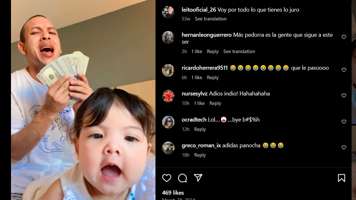Leonel Moreno, deportado de EE.UU., fue acusado en Venezuela de incitar a ocupar casas y lucrar con trabajo infantil en redes como TikTok e Instagram.
