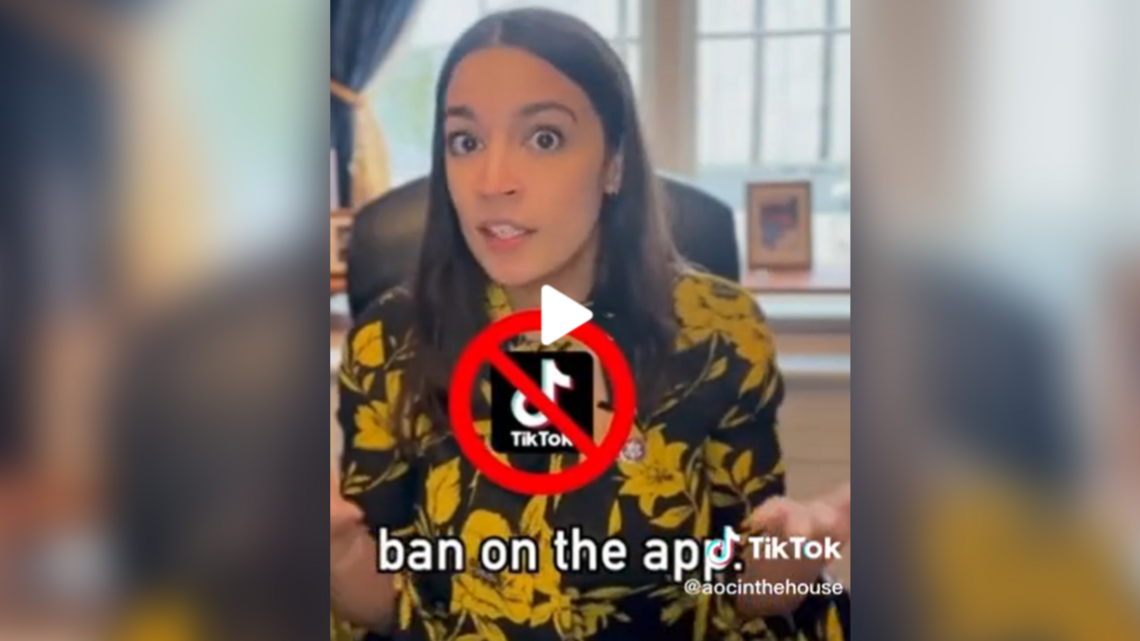 Ocasio-Cortez se posiciona en contra de una posible prohibición de TikTok en dispositivos oficiales