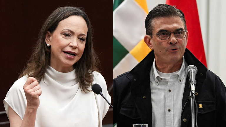 María Corina Machado respalda a Rodrigo Paz y pide defender la democracia en Bolivia