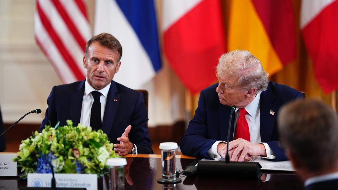 Macron cree que Europa debería estar en eventual trilateral entre Putin, Trump y Zelenski
