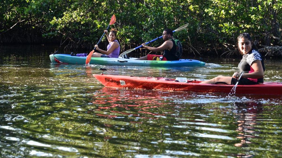 Oleta River State Park, en North Miami Beach, ofrece alquiler de cabañas para hospedarse. Una nueva ley que entrará en vigor el 1 de enero de 2024 permite a los habitantes de la Florida reservar un lugar para acampar en uno de los 175 parques del estado un mes antes que los de otros estados.