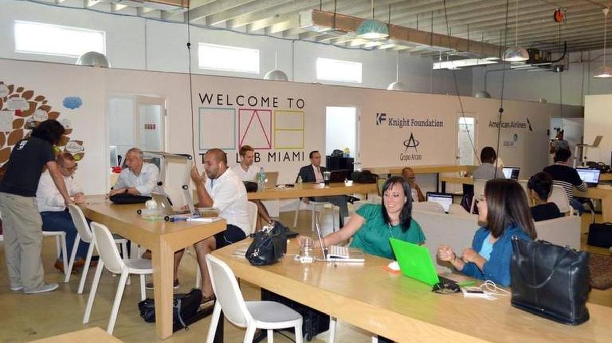 The LAB Miami es uno de los centros pioneros en el coworking en el sur de la Florida.